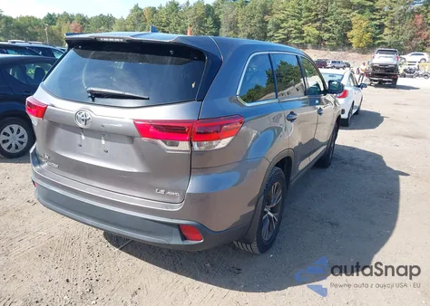 2018 Toyota Highlander Le Plus из США, поврежденный, VIN 5TDBZRFH5JS902299